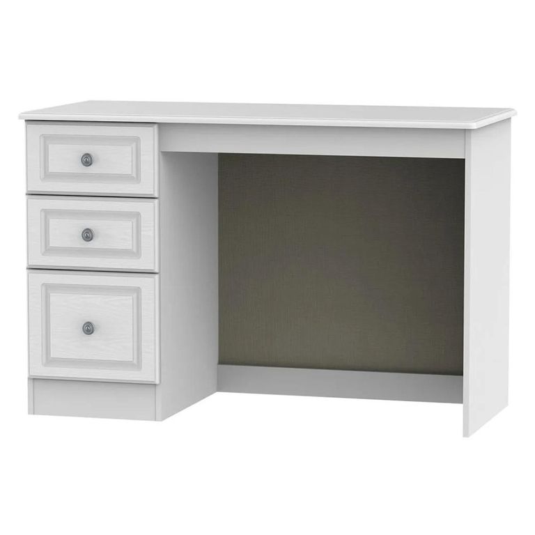 Pembroke White 3 Drawer Desk