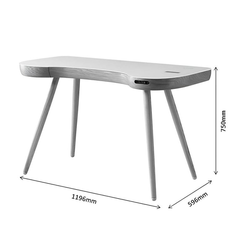 San Francisco Charging Desk with Bluetooth Speaker - Ash - PC711