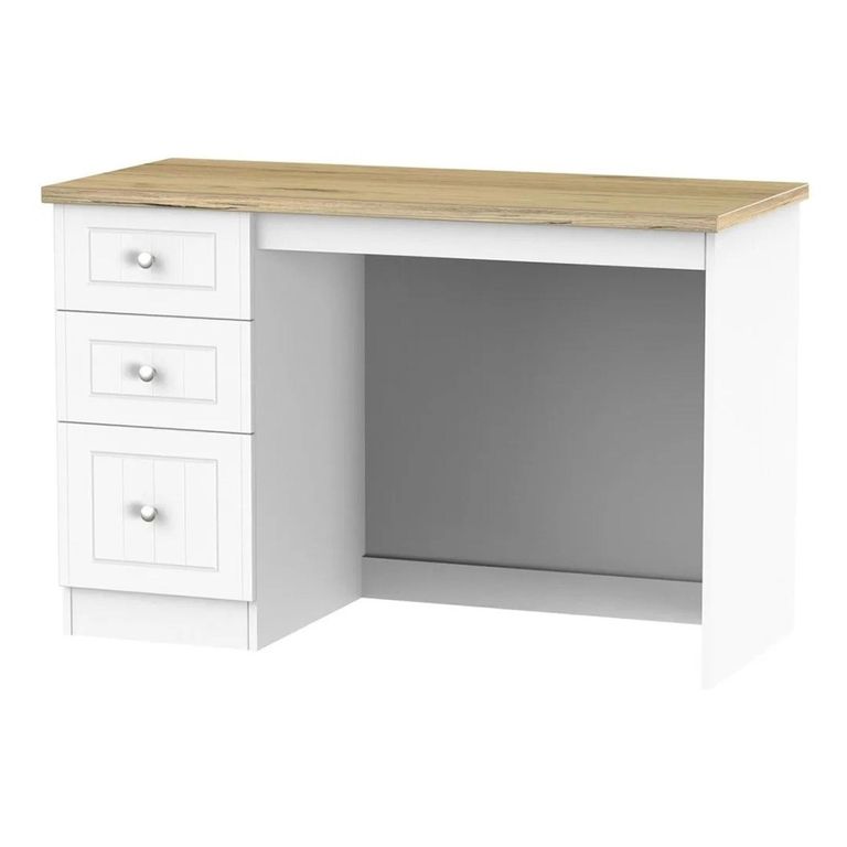 Vienna Desk - 3 Drawer - Porcelain