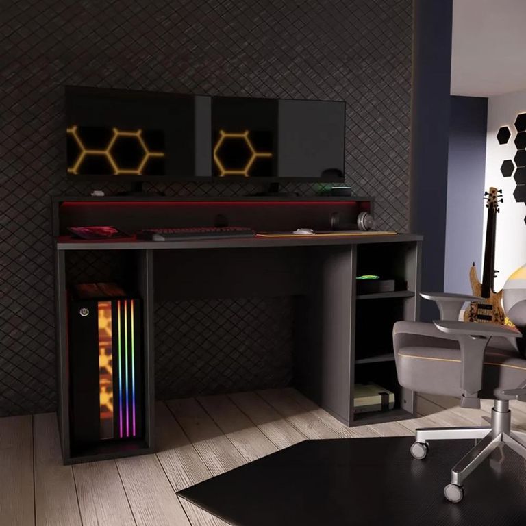 Tezaur Gaming Desk - Black