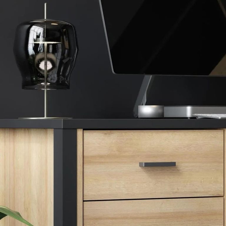 High Rock Desk - 1 Door - 1 Drawer - Oak