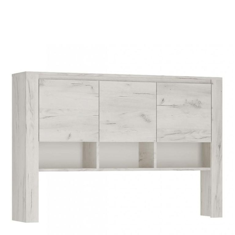 Angel Desk Top Unit - 3 Doors - White
