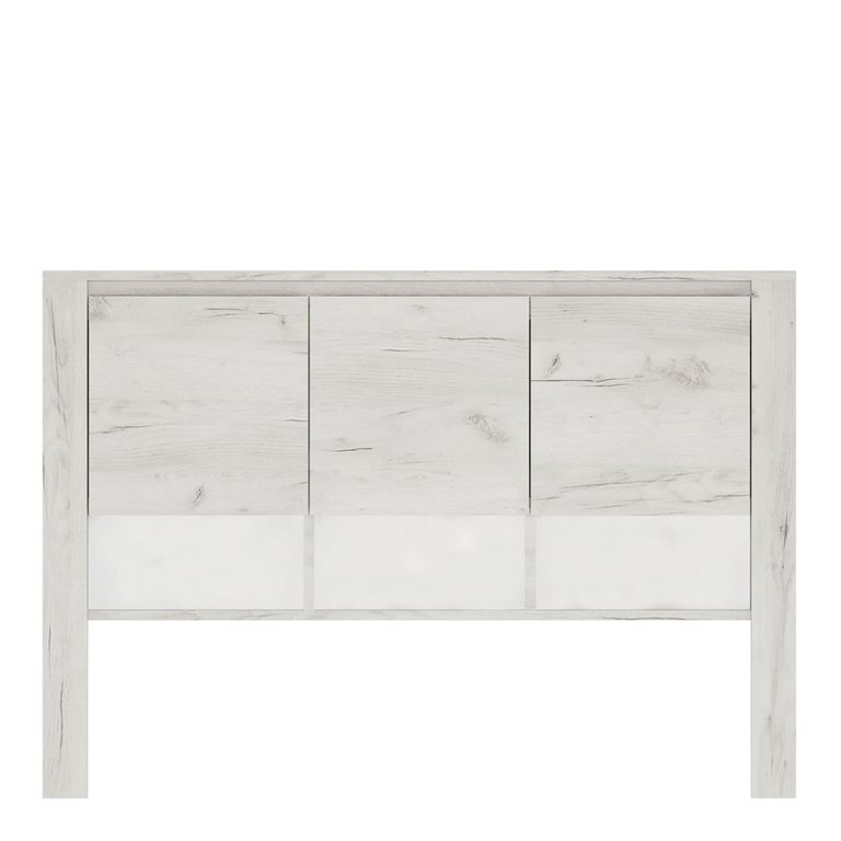 Angel Desk Top Unit - 3 Doors - White