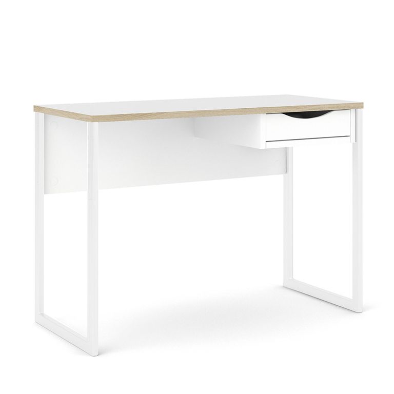 Function Plus Desk - 1 Drawer - White