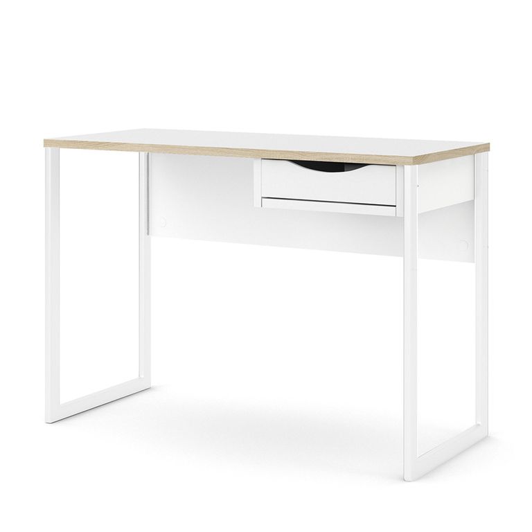 Function Plus Desk - 1 Drawer - White