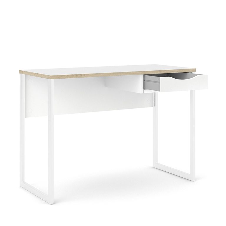 Function Plus Desk - 1 Drawer - White