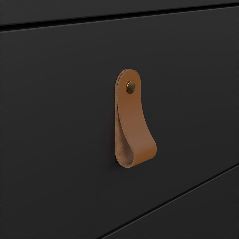 Barcelona Desk - 3 Drawer - Black