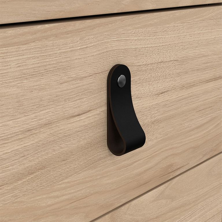 Barcelona Desk - 3 Drawer - Jackson Hickory Oak