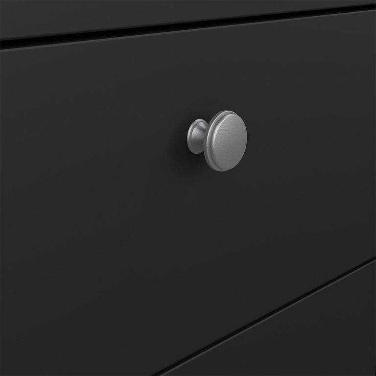Madrid Desk - 3 Drawer - Black