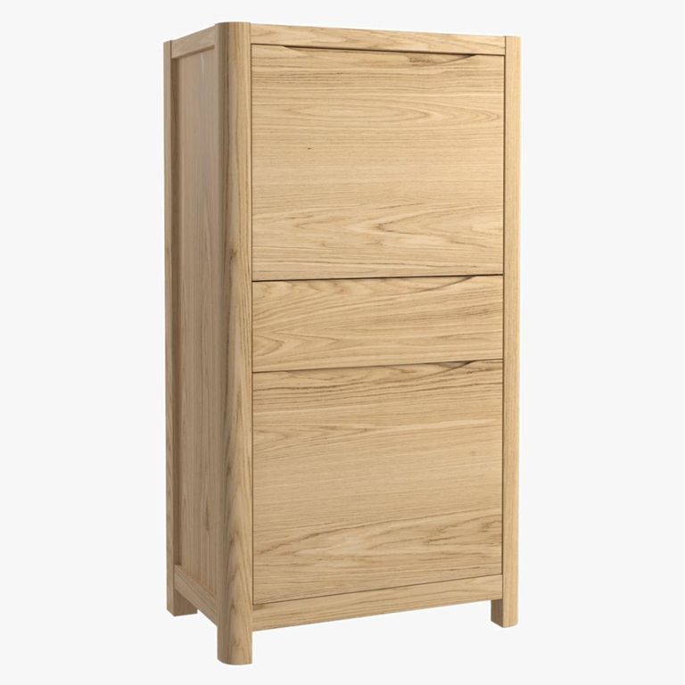 Stockholm Office Unit - 1 Door 1 Drawer - Oak