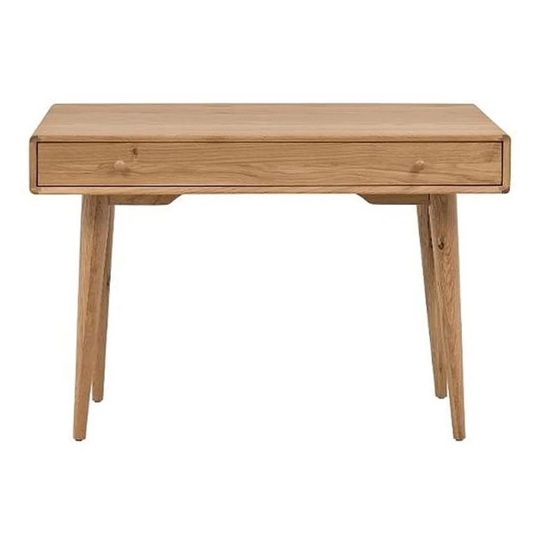 Jenson Oak Writing Desk - 1 Drawer