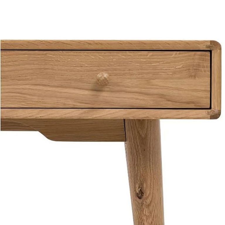 Jenson Oak Writing Desk - 1 Drawer