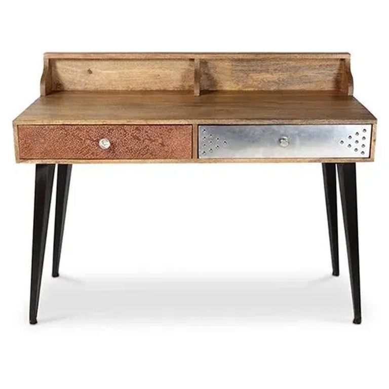 Sorio Desk - 2 Drawer - Reclaimed Wood
