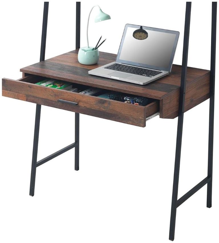 Alpena Rustic Oak 1 Drawer Desk