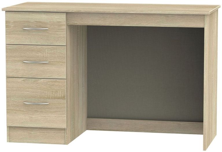 Avon Oak Effect 3 Drawer Desk