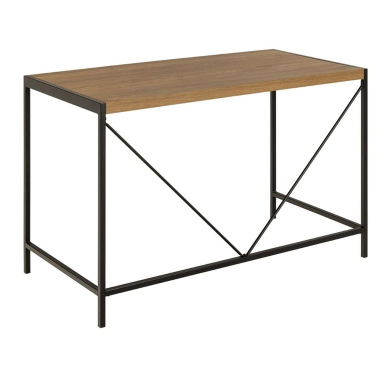 Bahamas Black and Oak Office Desk