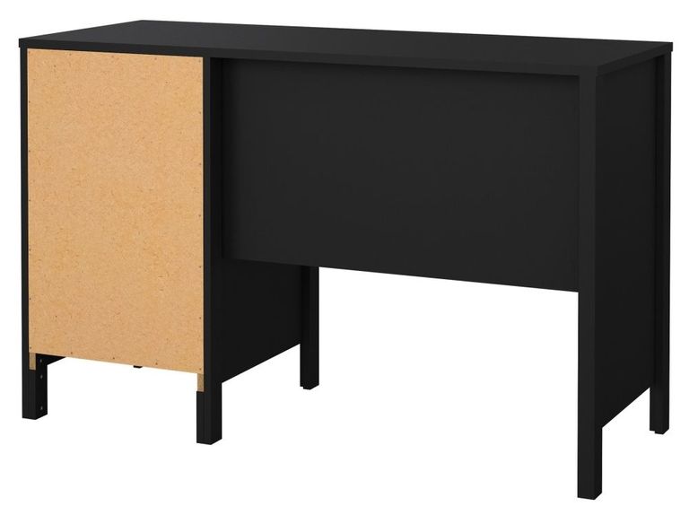 Barcelona Black 3 Drawer Desk
