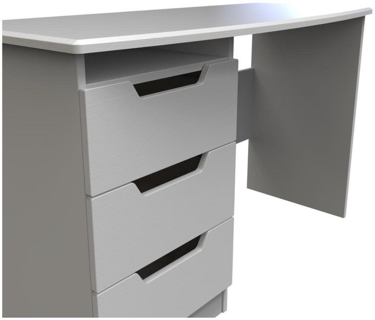 Bella Grey Ash 3 Drawer Desk