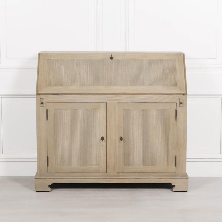 Rustic Wood Bureau Desk