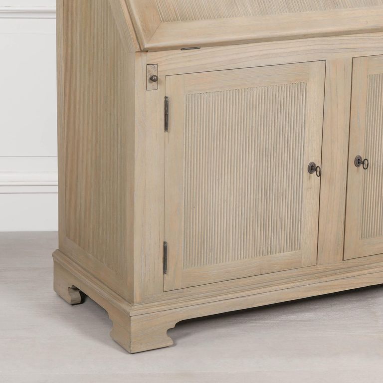 Rustic Wood Bureau Desk