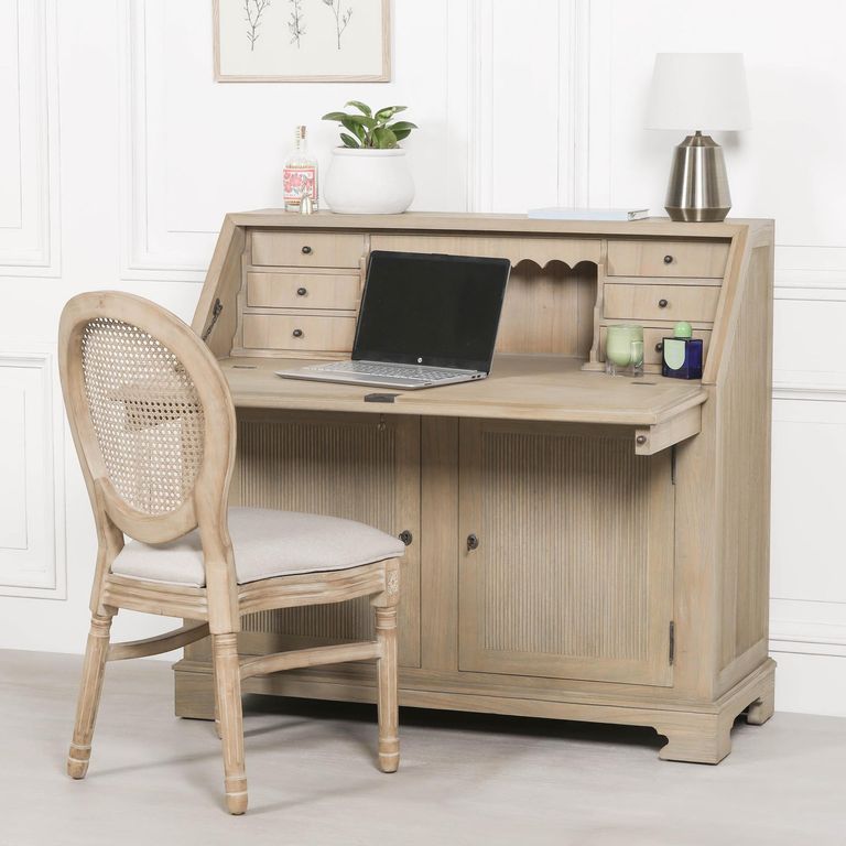 Rustic Wood Bureau Desk