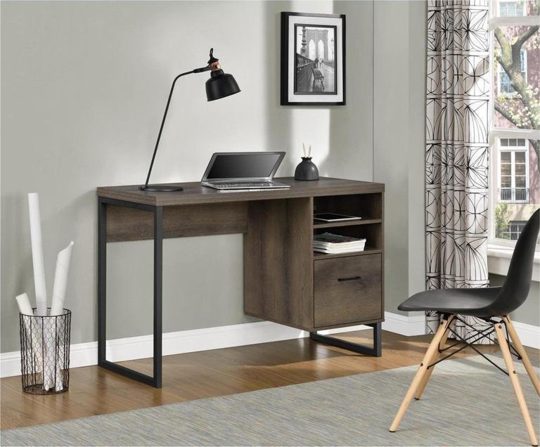 Caddo Desk in Medium Brown - 9892096COMUK