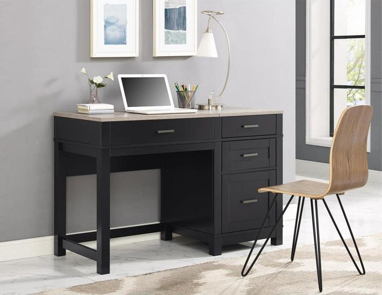 Castro Lift Top Office Desk in Black - 9257196COMUK