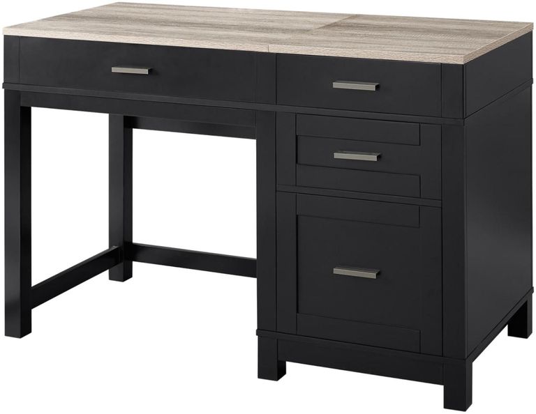 Castro Lift Top Office Desk in Black - 9257196COMUK