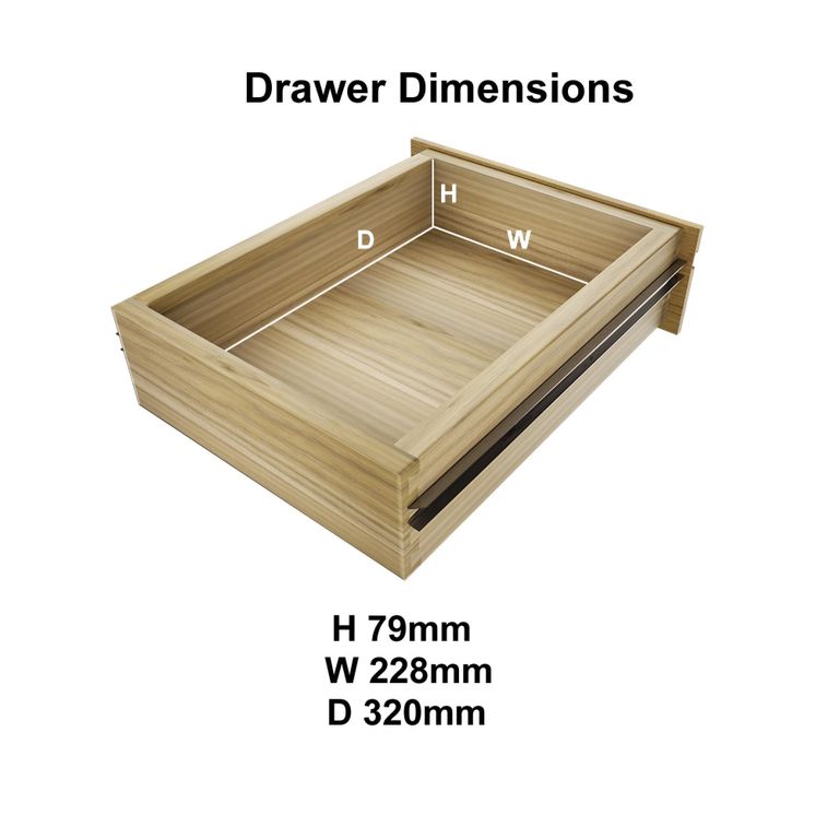 Scandic Computer Desk - 1 Drawer - Oak