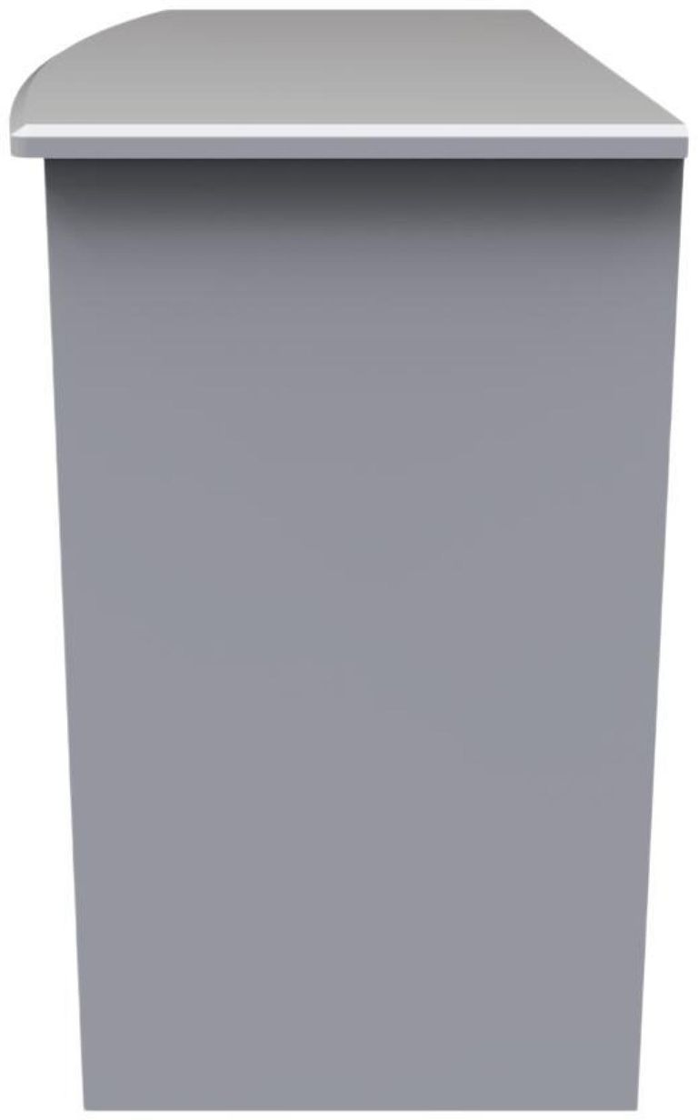 Eve Grey 3 Drawer Desk