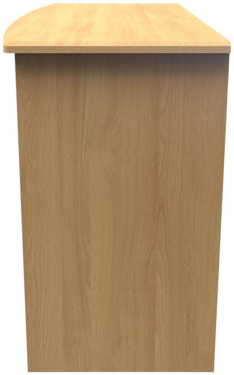 Eve Oak Effect 3 Drawer Desk