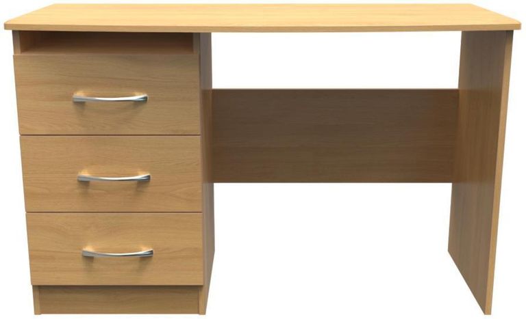 Eve Oak Effect 3 Drawer Desk