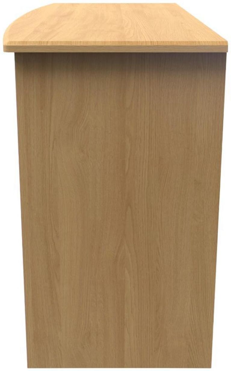 Faye Oak Effect 3 Drawer Desk
