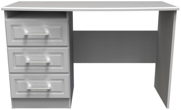 Gina Grey Ash 3 Drawer Desk