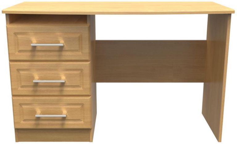 Gina Oak Effect 3 Drawer Desk