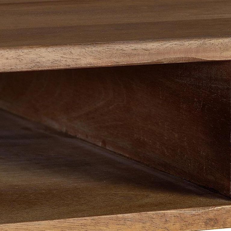 Hamlin Desk - Textured Mango Wood - 2 Drawer