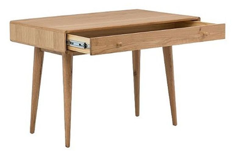 Jenson Oak Writing Desk - 1 Drawer