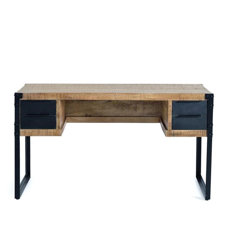 Jeronisht Desk - Mango Wood - 4 Drawer