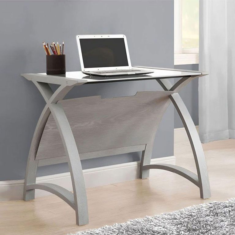 Curve Laptop Table - Grey - 900LT - PC201