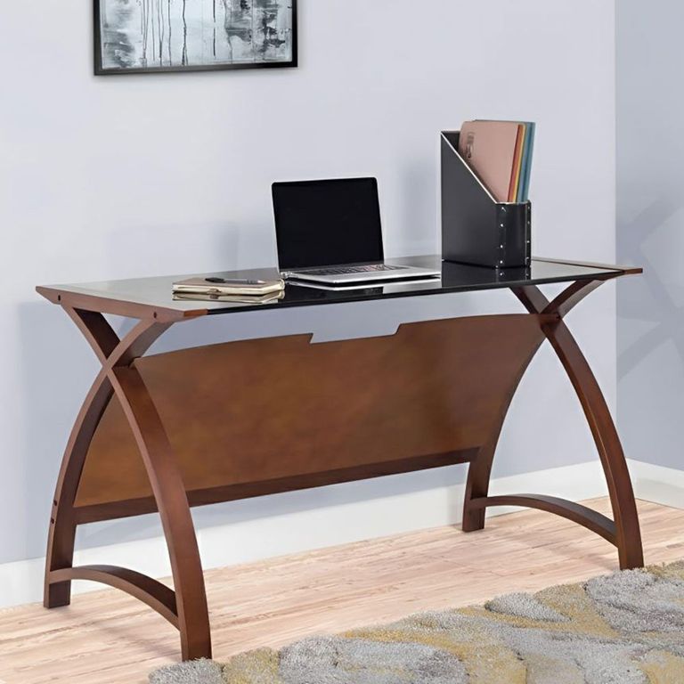 Curve Laptop Table - Walnut - PC201 1300LT