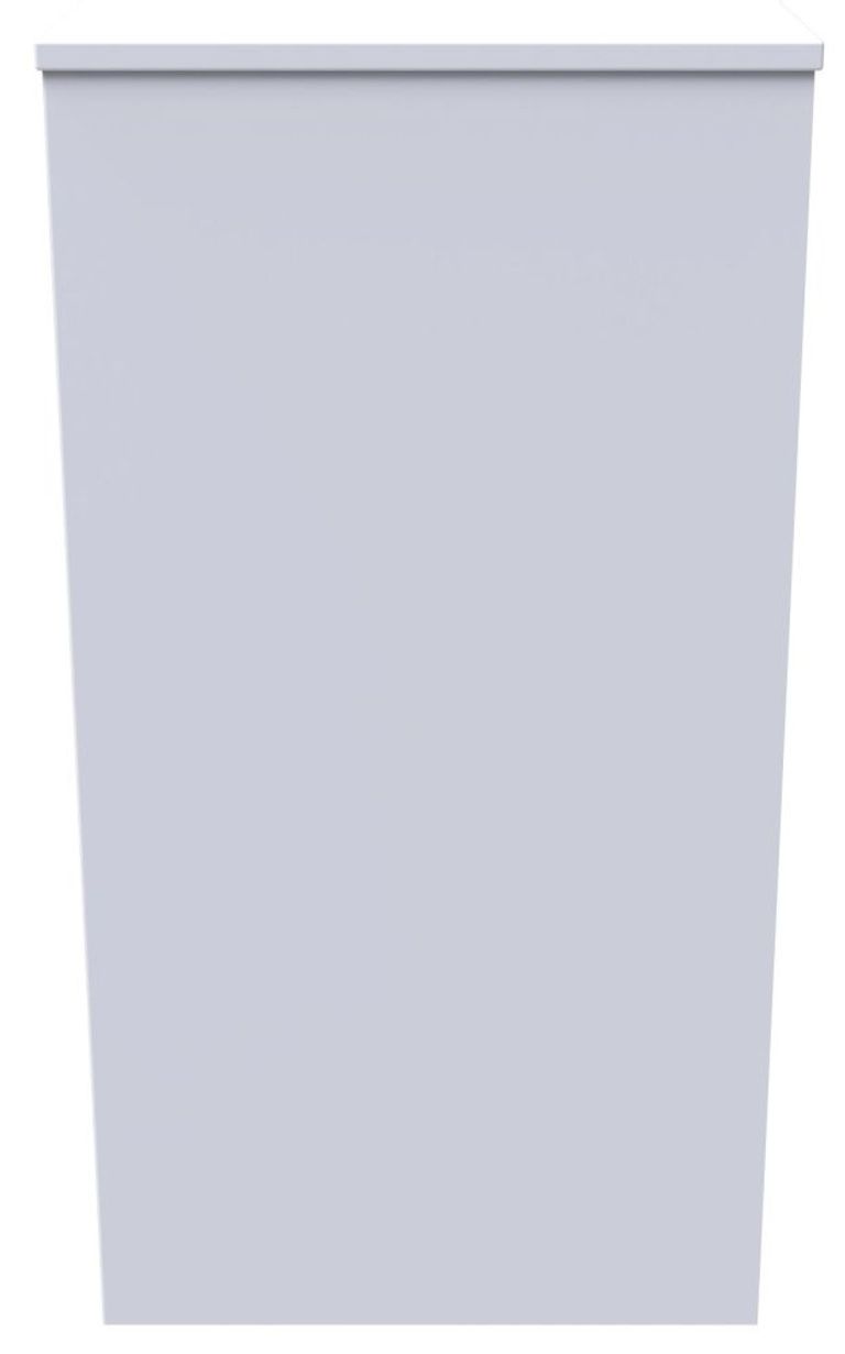 Las Vegas White and Green 3 Drawer Desk