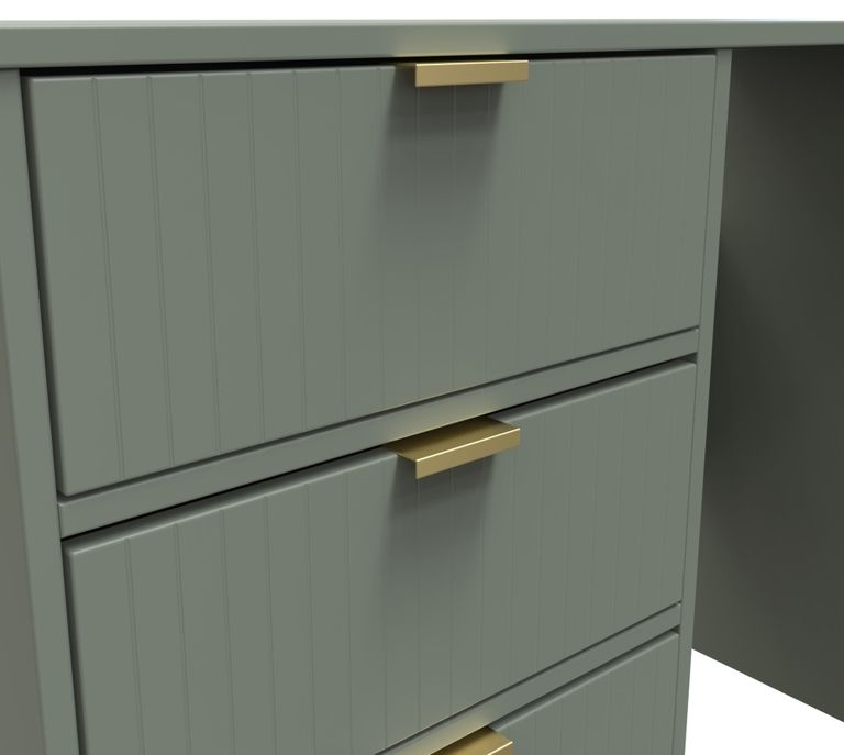 Linear Green 4 Drawer Desk