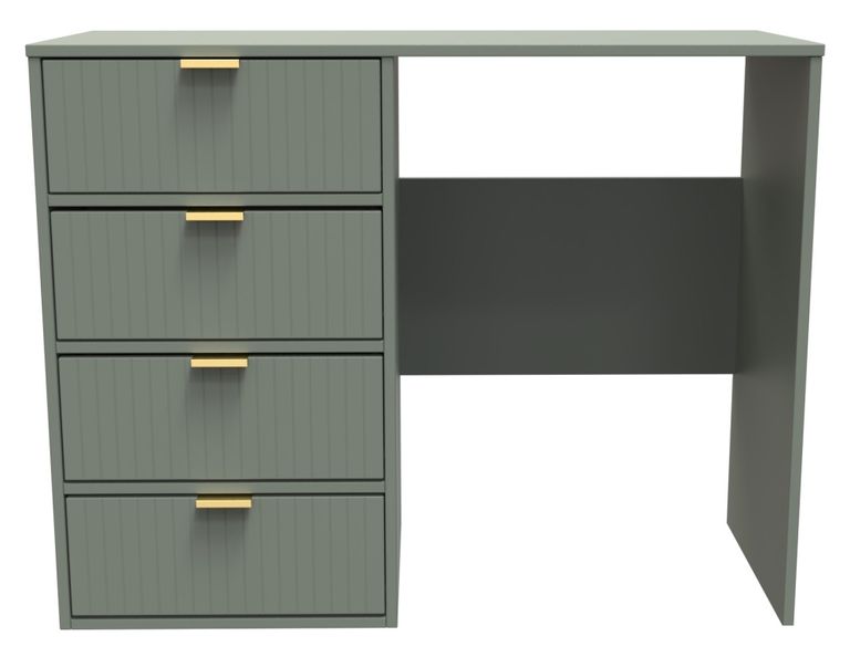 Linear Green 4 Drawer Desk