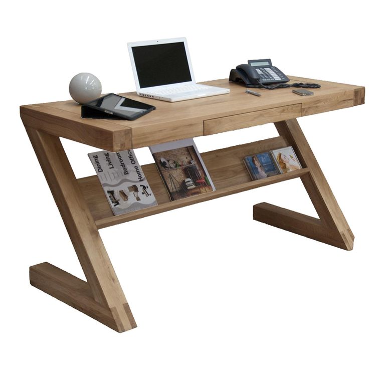 Opus Office Desk - Z Style - Oak