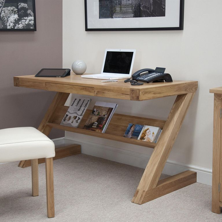 Opus Office Desk - Z Style - Oak