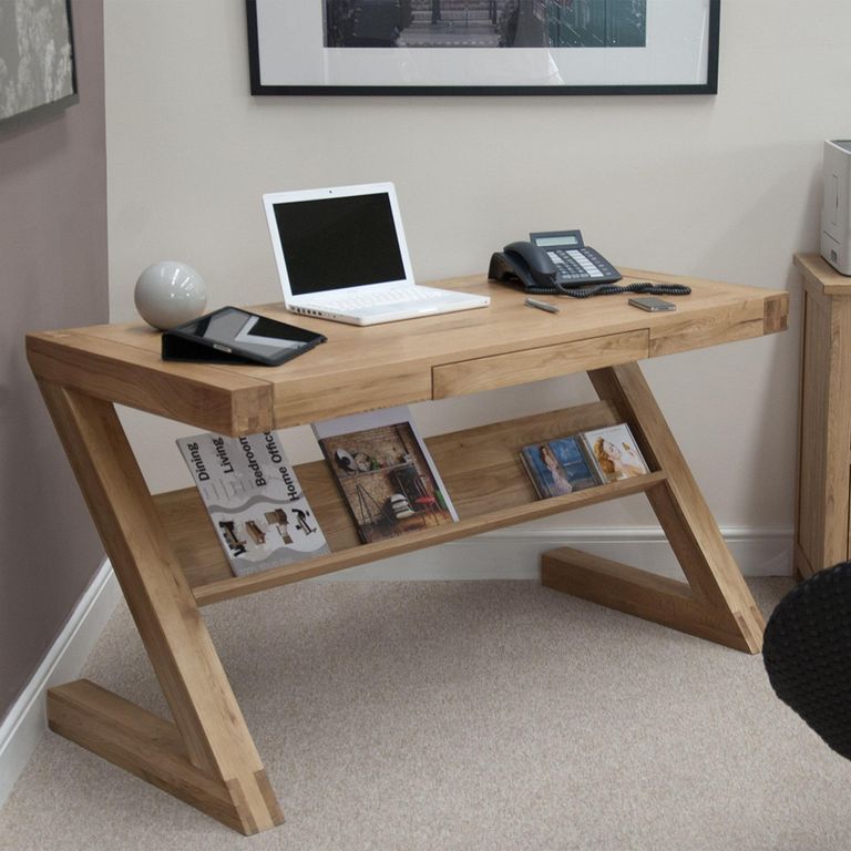 Opus Office Desk - Z Style - Oak