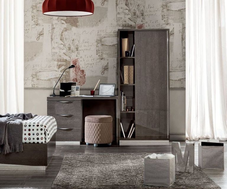 Platinum Writing Desk - Pedestal