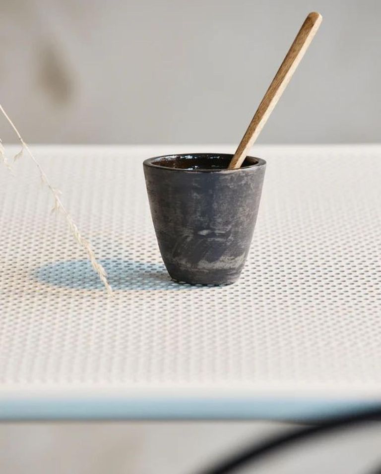 Brenta White Metal Writing Desk