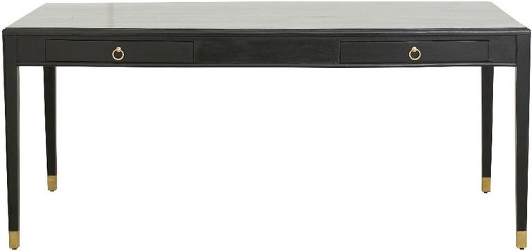 Ems Black Mango Wood Desk