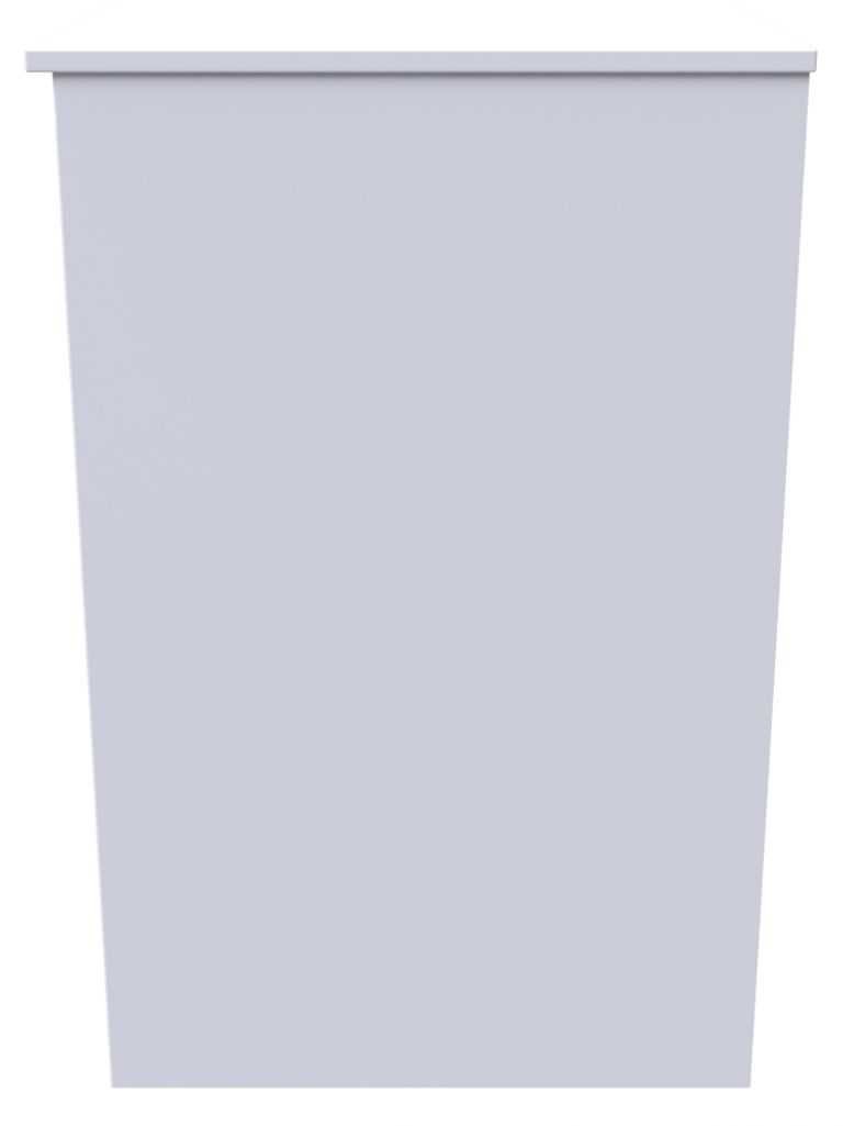 Plymouth White Gloss 3 Drawer Desk